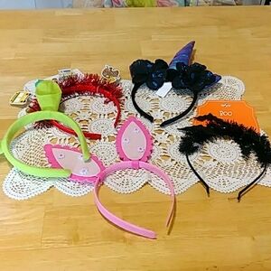 Holiday and dress up headbands bundle